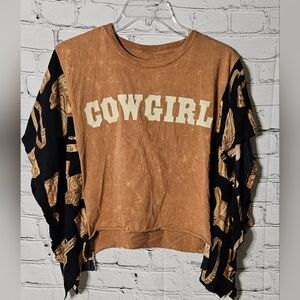 UPCYCLED Cowgirl Top One Size